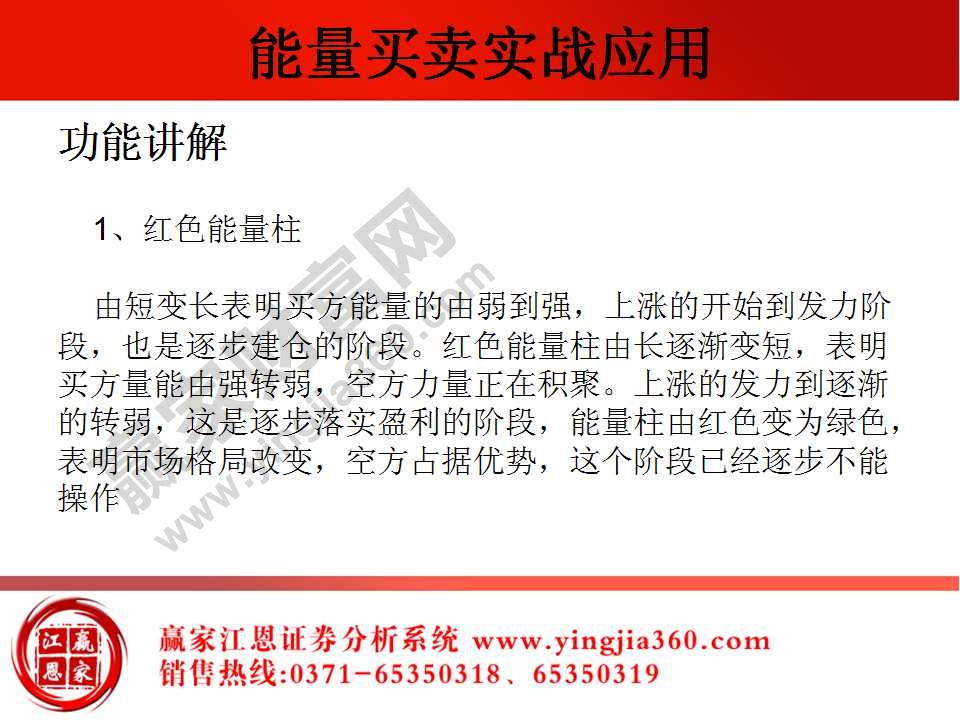 能量買賣實戰應用