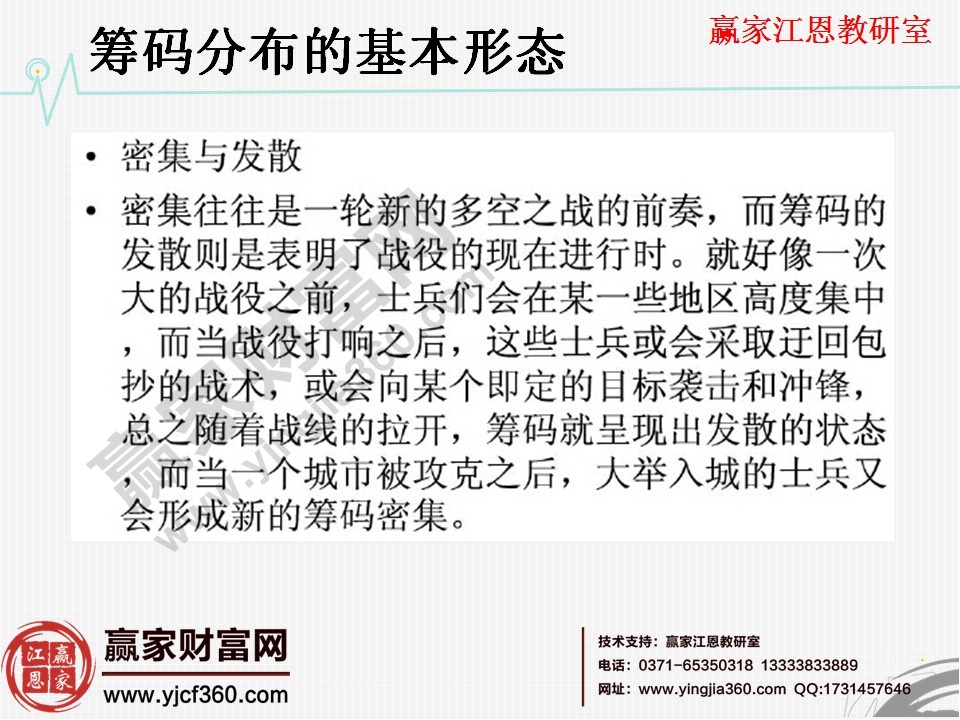 籌碼分布的基本形態